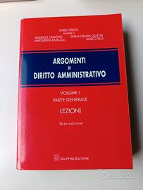 Argomenti di diritto amministrativo. 