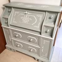 Mobile mobiletto soggiorno bagno shabby chic