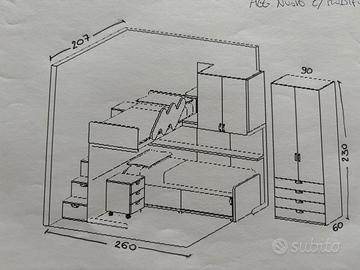 Cameretta a castello