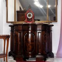 MOBILE STILE ANTICO IN LEGNO CON TOP E SPECCHIO🪞