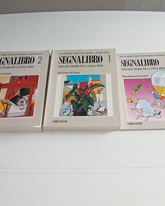 Segnalibro - Antologia Italiana Vol. 1 e 2, nuovi.