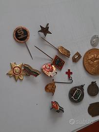lotto  spille e medaglie  vintage 
