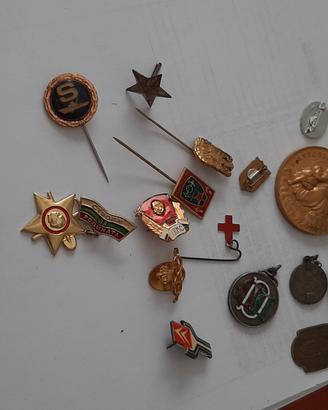 lotto  spille e medaglie  vintage 