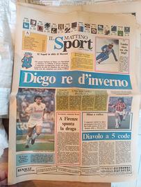 maradona articoli giornali epoca collezione 
