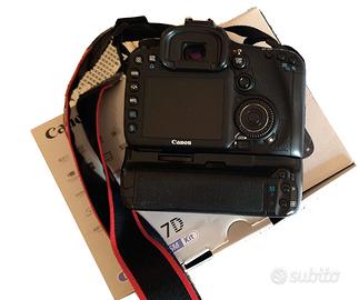 CANON  7D PERFETTA + GRIP + OBIETTIVO 70/200 2,8