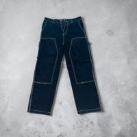 Black Carpenter Jeans-Wide leg