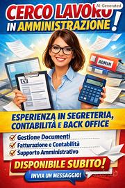 Impiegata amministrat. Esperienza estera