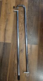 Tubo per doccia Lineabeta 100x95 cm in acciaio ino