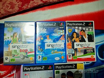  5 giochi in blocco PS2 da collezione,vari ti