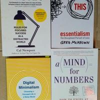 Libri in Inglese su produttività e minimalismo - C