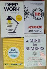 Libri in Inglese su produttività e minimalismo - C