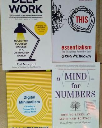 Libri in Inglese su produttività e minimalismo - C