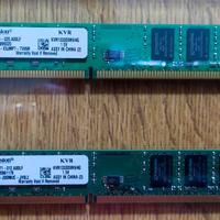 Coppia DDR3 4 gb + 4 Gb Kingston KVR Dual-Channel