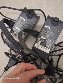due caricabatterie per notebook Dell 