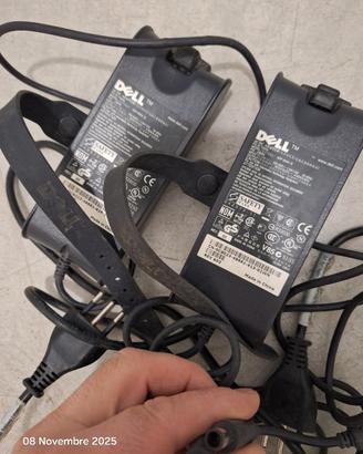 due caricabatterie per notebook Dell 