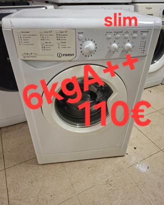 lavatrice indesit 6kg slim classe Apiu piu 