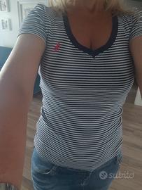 t-shirt Ralph Lauren scollo a v taglia s
