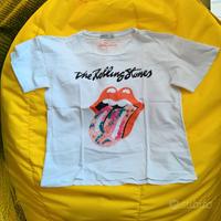 T-shirt bianca a maniche corte 