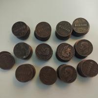 120 monete da 5 cent spiga vitt. em. 3