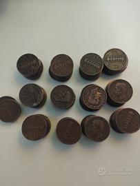 120 monete da 5 cent spiga vitt. em. 3