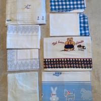 Set biancheria culla/carrozzina bimbo