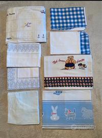 Set biancheria culla/carrozzina bimbo