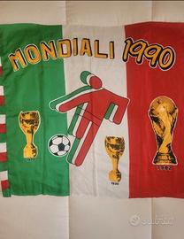 vintage - Bandiera Flag Mondiali di Calcio Ita '90