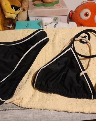 bikini bianco e nero donna