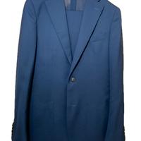 Suitsupply Completo Lana Traveller Nuovo Blu Tg 46