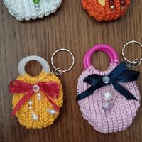 borsette portachiavi uncinetto