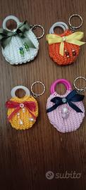 borsette portachiavi uncinetto