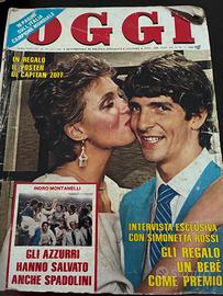 Rivista OGGI del 21 luglio 1982 Mondiale Italia