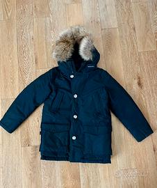 Giaccone Woolrich Parka 10 anni bambino blu navy