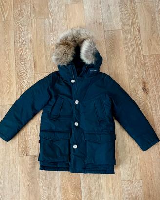 Giaccone Woolrich Parka 10 anni bambino blu navy