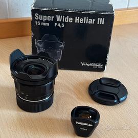 Voigtlander Super Wide 15mm + Viewfinder