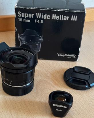 Voigtlander Super Wide 15mm + Viewfinder