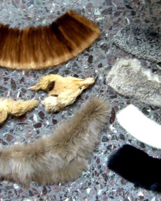 7 COLLI PELLICCIA CAPPELLI Boa VOLPE testa visone?