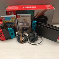 NINTENDO SWITCH+GIOCHI E ACCESSORI