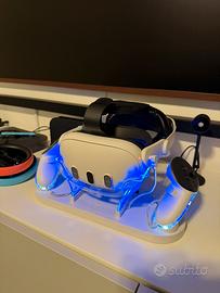 Dock ricarica Meta Quest 3 / 3S + Controller