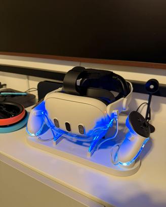 Dock ricarica Meta Quest 3 / 3S + Controller