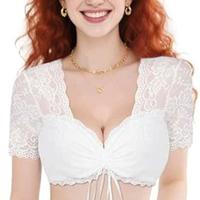 Pizzo donna bianco nuovo