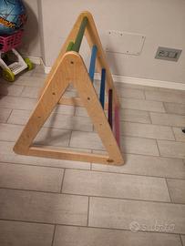 Triangolo Pikler + Rampetta/Scivolo in legno – Ott