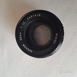 obiettivo Nikon 50mm Nikor f 1:4 