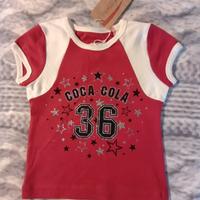 t-shirt originale coca cola vintage tg. 3 anni