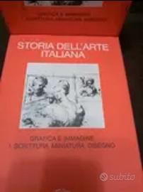 libro  storia dell'arte italiana, giulio Einaudi 
