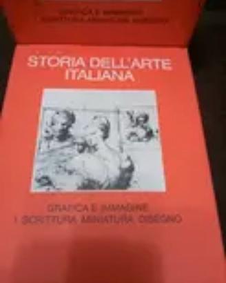 libro  storia dell'arte italiana, giulio Einaudi 