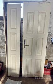 Porta portone, casa, ingresso, cucina, legno lotto