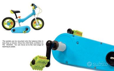 2 Balance bike + 1 kit pedali