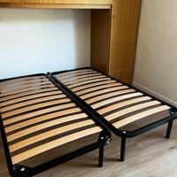 Struttura letto con doghe