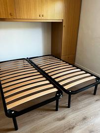 Struttura letto con doghe